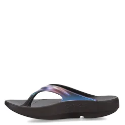 New OOFOS Women's , OOlala Luxe Sandal Midnight Spectre