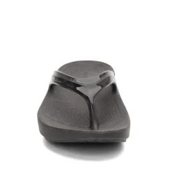 OOFOS Women's , OOlala Sandal Black Patent