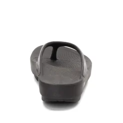 OOFOS Women's , OOlala Sandal Black Patent