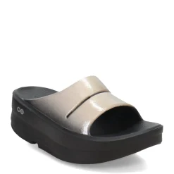 Sale OOFOS Women's , OOmega OOahh Luxe Sandal Latte