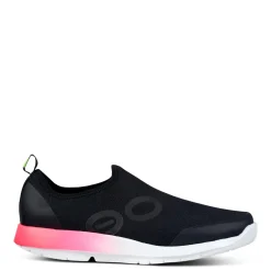Best OOFOS Women's , OOmg Sport Sneaker Black / Pink Fade