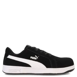 Clearance Puma Safety Women's Puma, Iconic Suede Low Work Shoe Black