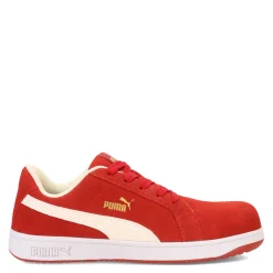 Puma Safety Women's Puma, Iconic Suede Low Work Shoe Red