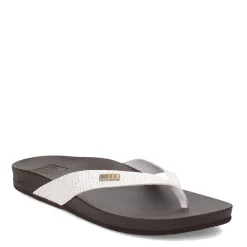 Outlet Reef Women's , Cushion Bounce Court Thong Sandal Brown Sassy