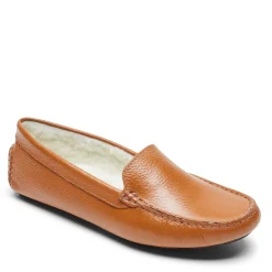 Sale Rockport Women's , Bayview Lined Moc Slipper Tan
