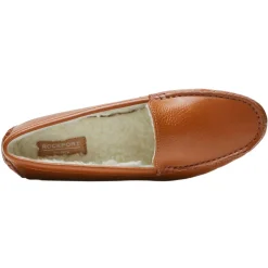 Sale Rockport Women's , Bayview Lined Moc Slipper Tan