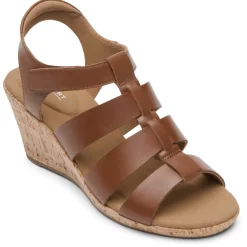 New Rockport Women's , Briah Gladiator Sandal Tan