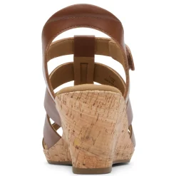 New Rockport Women's , Briah Gladiator Sandal Tan