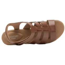 New Rockport Women's , Briah Gladiator Sandal Tan
