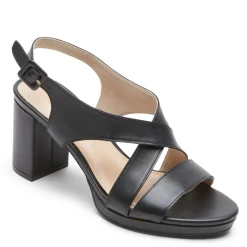 Outlet Rockport Women's , Tabitha Sling Sandal Black