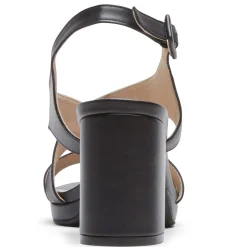 Outlet Rockport Women's , Tabitha Sling Sandal Black