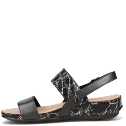 Romika Women's , Fidschi 67 Sandal Black Snake Print