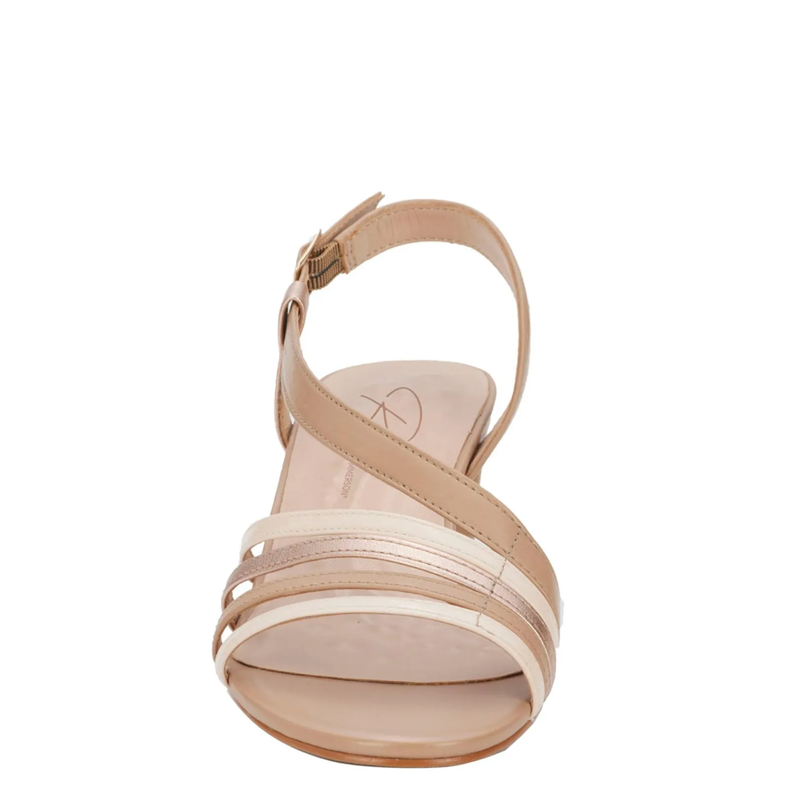Discount Ros Hommerson Women's , Lettie Sandal Rose Gold Metallic Leather