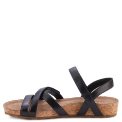 Online Ros Hommerson Women's , Pool Sandal Black Leather
