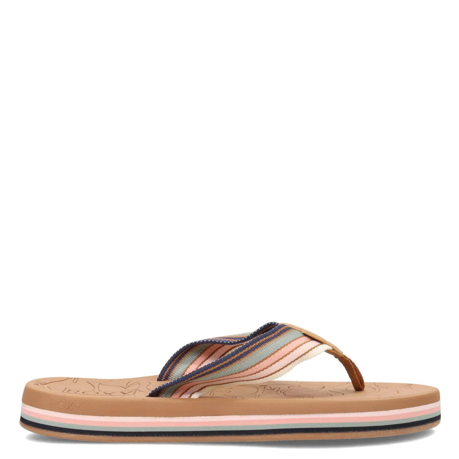 Online Roxy Women's , Colby Hi Flip Flop Sandal Olive Pink