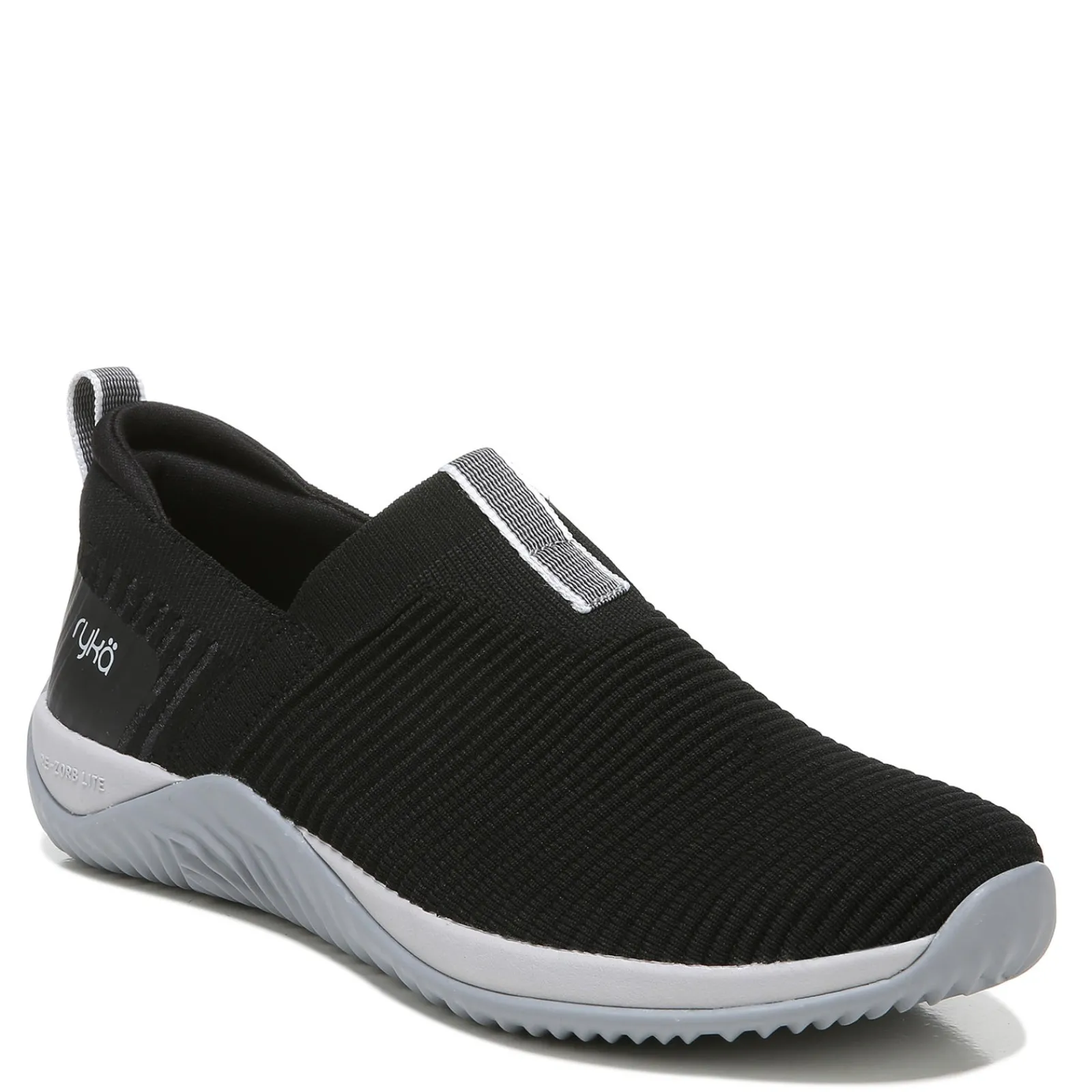 Ryka Women's , Echo Knit Slip-On Sneaker Black /Grey