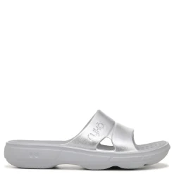 Hot Ryka Women's , Restore Slide Recovery Sandal Silver Grey
