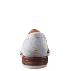 Online Samuel Hubbard Women's , Tailored Traveler Loafer Light Grey Suede