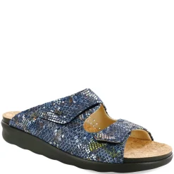 Hot SAS Women's , Cozy Sandal Navy Snake