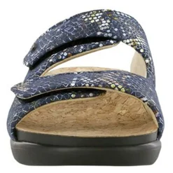 Hot SAS Women's , Cozy Sandal Navy Snake