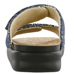 Hot SAS Women's , Cozy Sandal Navy Snake