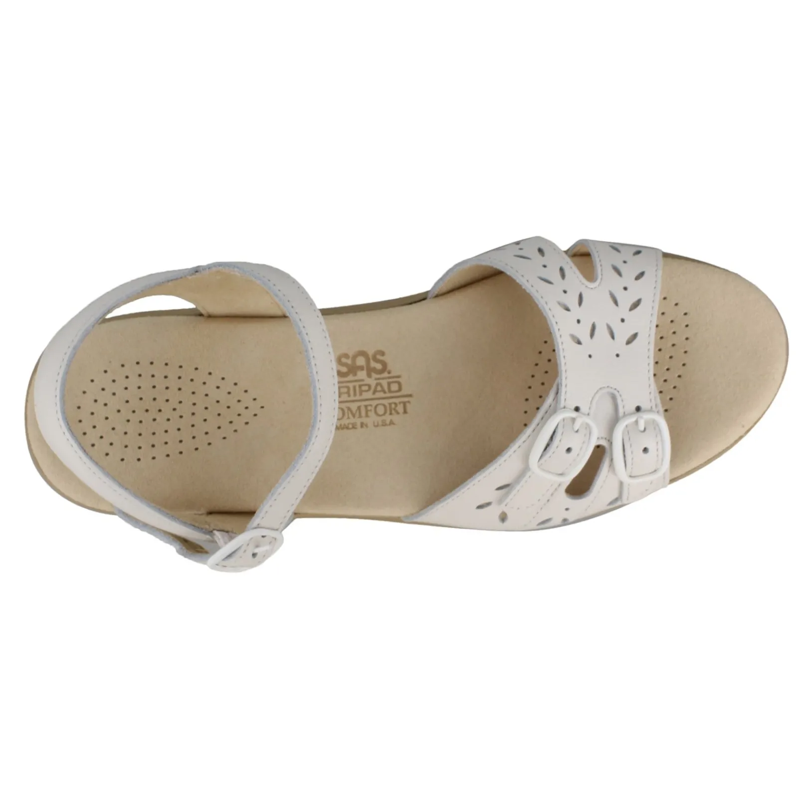 Discount SAS Women's , Duo Sandal White