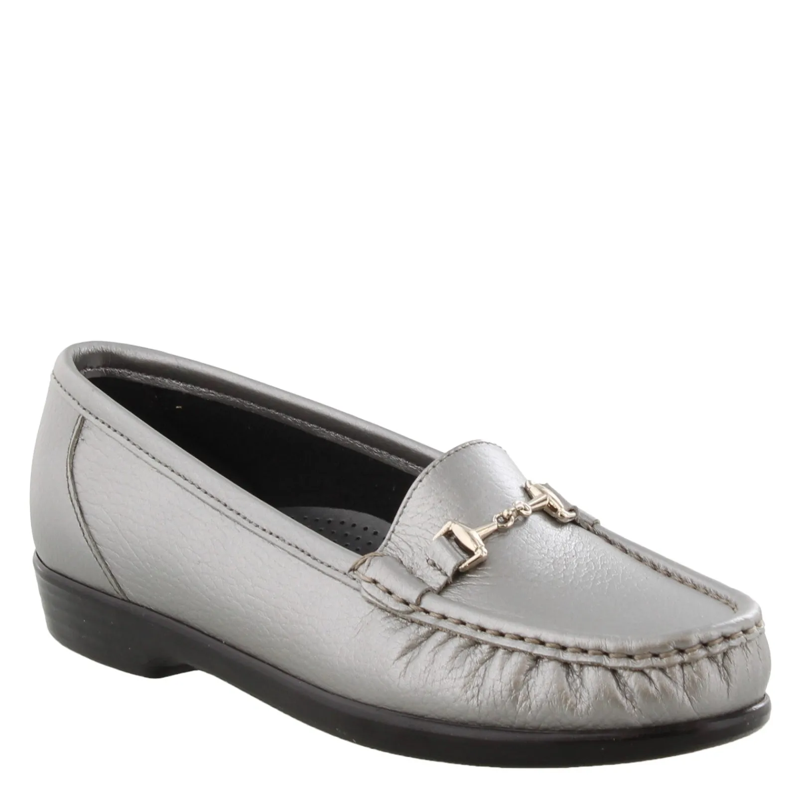 Best SAS Women's , Metro Slip-On Loafer Pewter