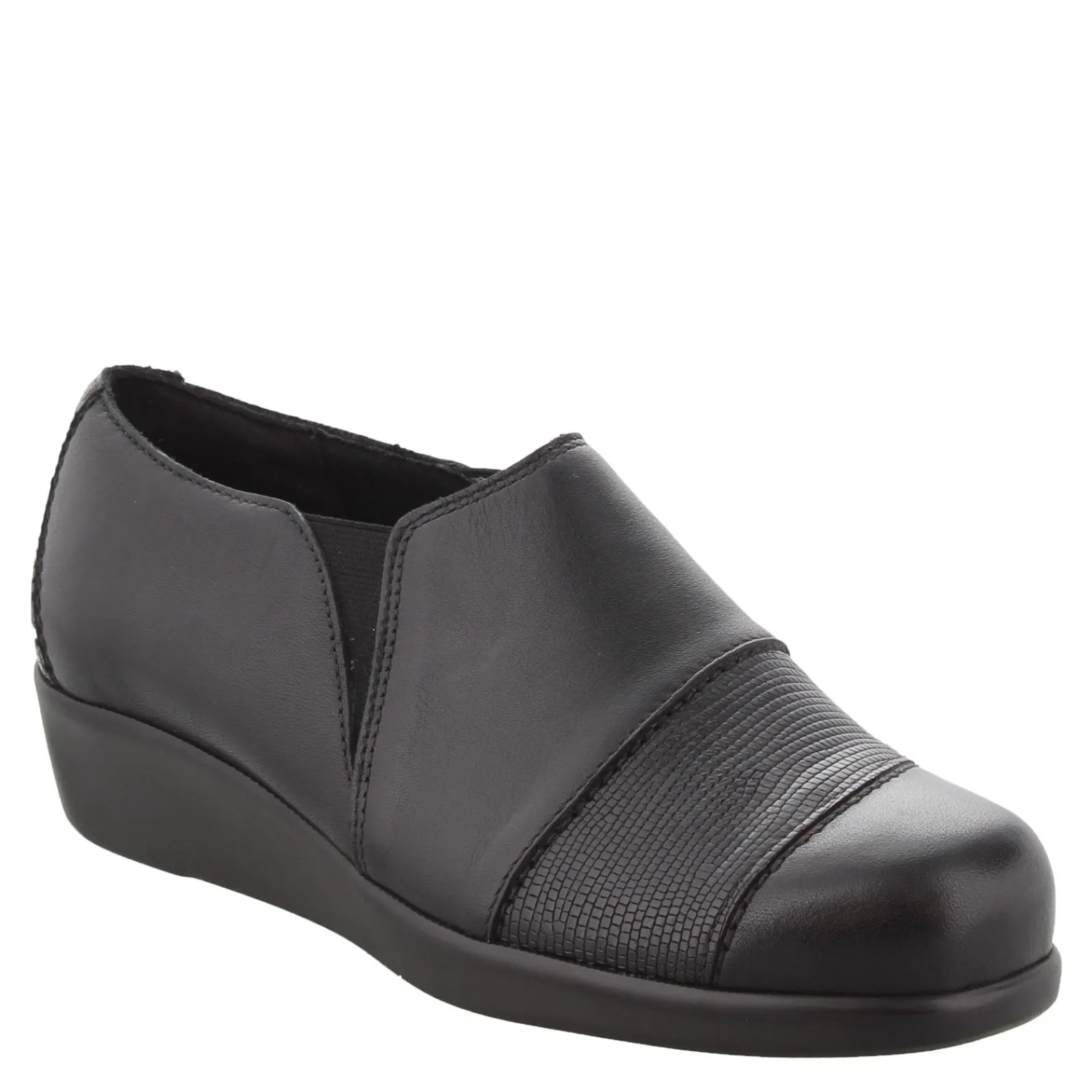 Discount SAS Women's , Nora Slip-On Loafer Black/Lizard