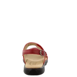 Discount SAS Women's , Nudu Sandal Red Cabaret
