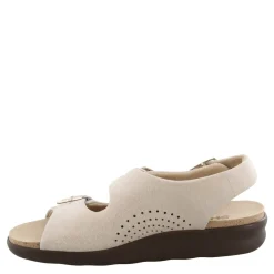 New SAS Women's , Relaxed Sandal Linen Beige