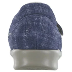 New SAS Women's , Roamer Slip-On Blue Plaid