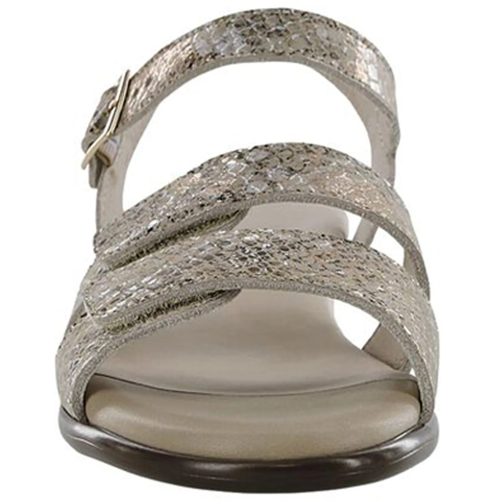 SAS Women's , Savanna Sandal Gold Snake