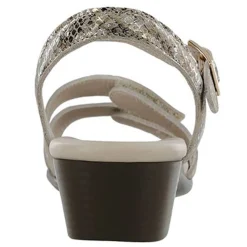 SAS Women's , Savanna Sandal Gold Snake