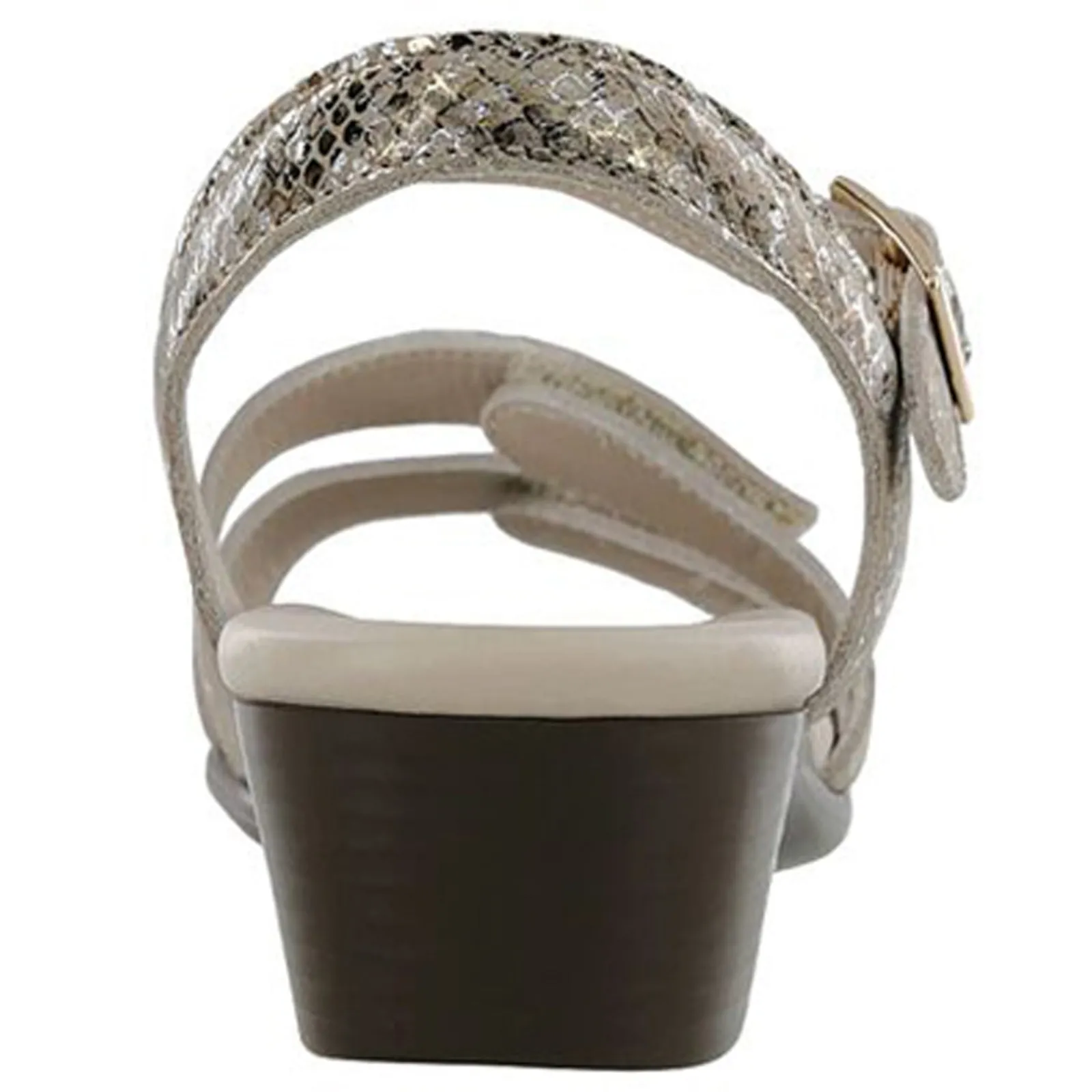 SAS Women's , Savanna Sandal Gold Snake