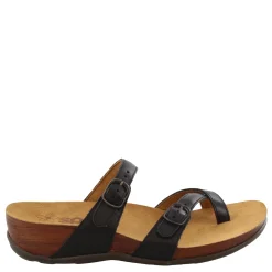 Discount SAS Women's , Shelly Toe Loop Slide Sandal Black