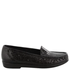 Discount SAS Women's , Simplify Loafer Black Croco