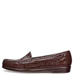 New SAS Women's , Simplify Loafer Brown Croc