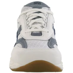 New SAS Women's , Tour Mesh Sneaker White Blue Multi