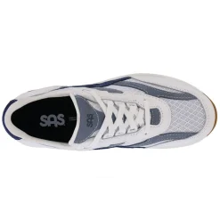 New SAS Women's , Tour Mesh Sneaker White Blue Multi