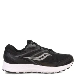 Best Saucony Women's , Cohesion 13 Running Shoe - Wide Width Black/White