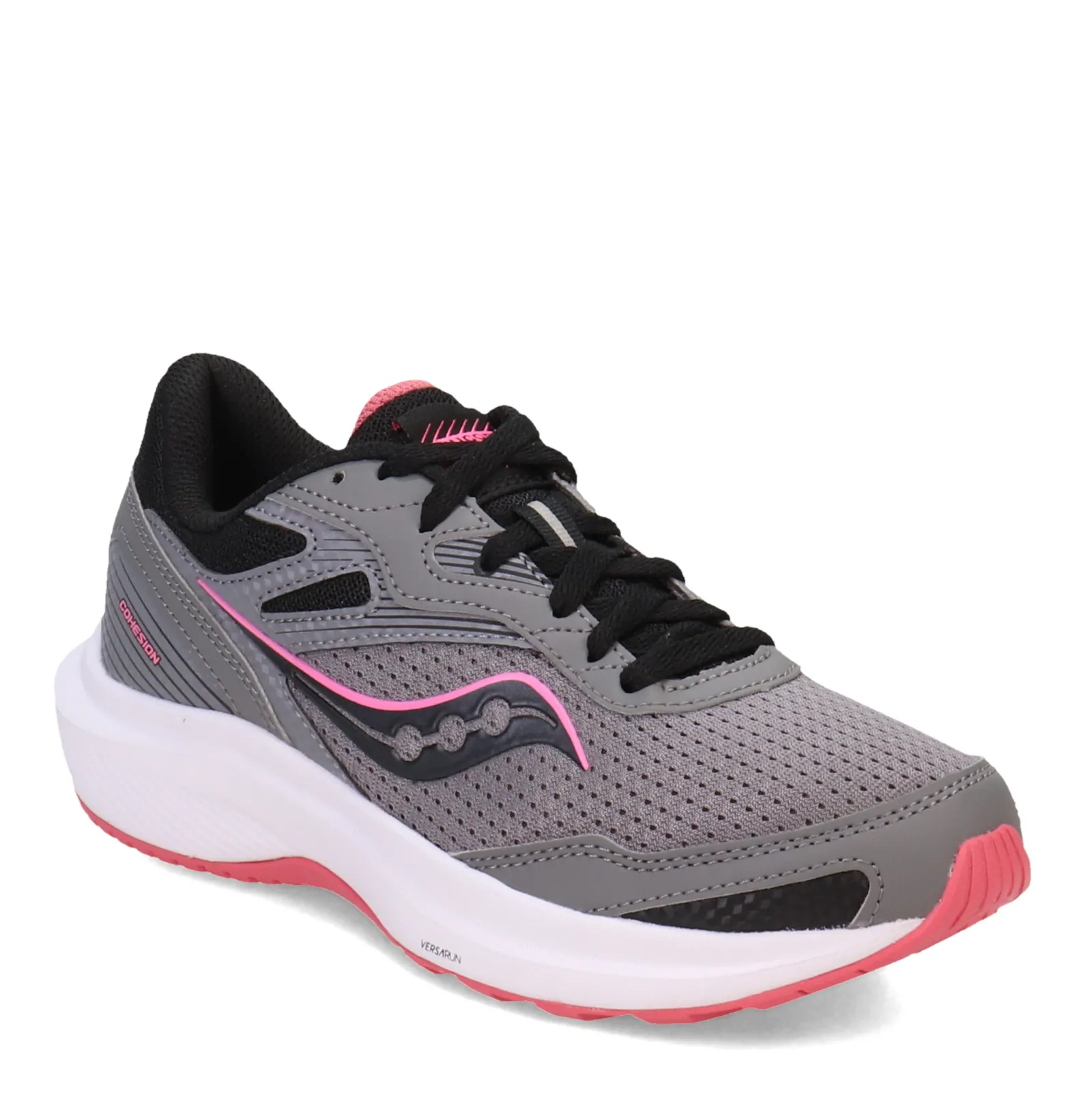 Clearance Saucony Women's , Cohesion 16 Running Shoe Charcoal/Petal