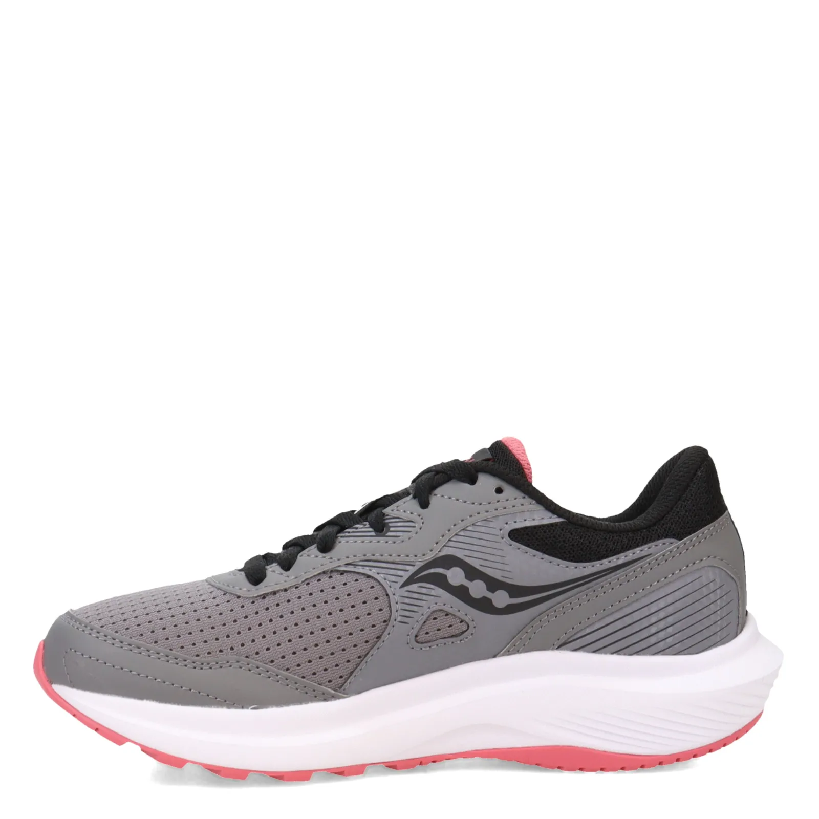 Clearance Saucony Women's , Cohesion 16 Running Shoe Charcoal/Petal