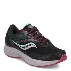 New Saucony Women's , Cohesion TR15 Trail Running - Wide Width Black/Dusk/Mint