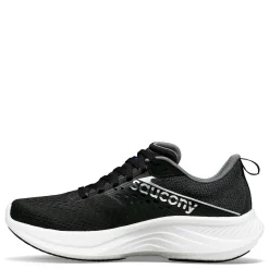Sale Saucony Women's , Ride 17 Running Shoe - Wide Width Black/White