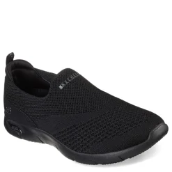New Skechers Women's , Arch Fit Refine - Don't Go Slip-On - Wide Width Black