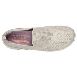 Clearance Skechers Women's , Arch Fit Refine - Don't Go Slip-On Taupe