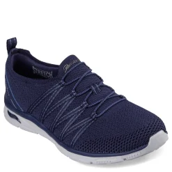 New Skechers Women's , Arch Fit: Sunny - Creative Pass Sneaker Navy