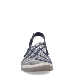 New Skechers Women's , Arch Fit Reggae Sport Sandal Navy/Grey