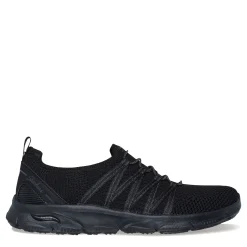 New Skechers Women's , Arch Fit: Sunny - Creative Pass Sneaker Black/Black