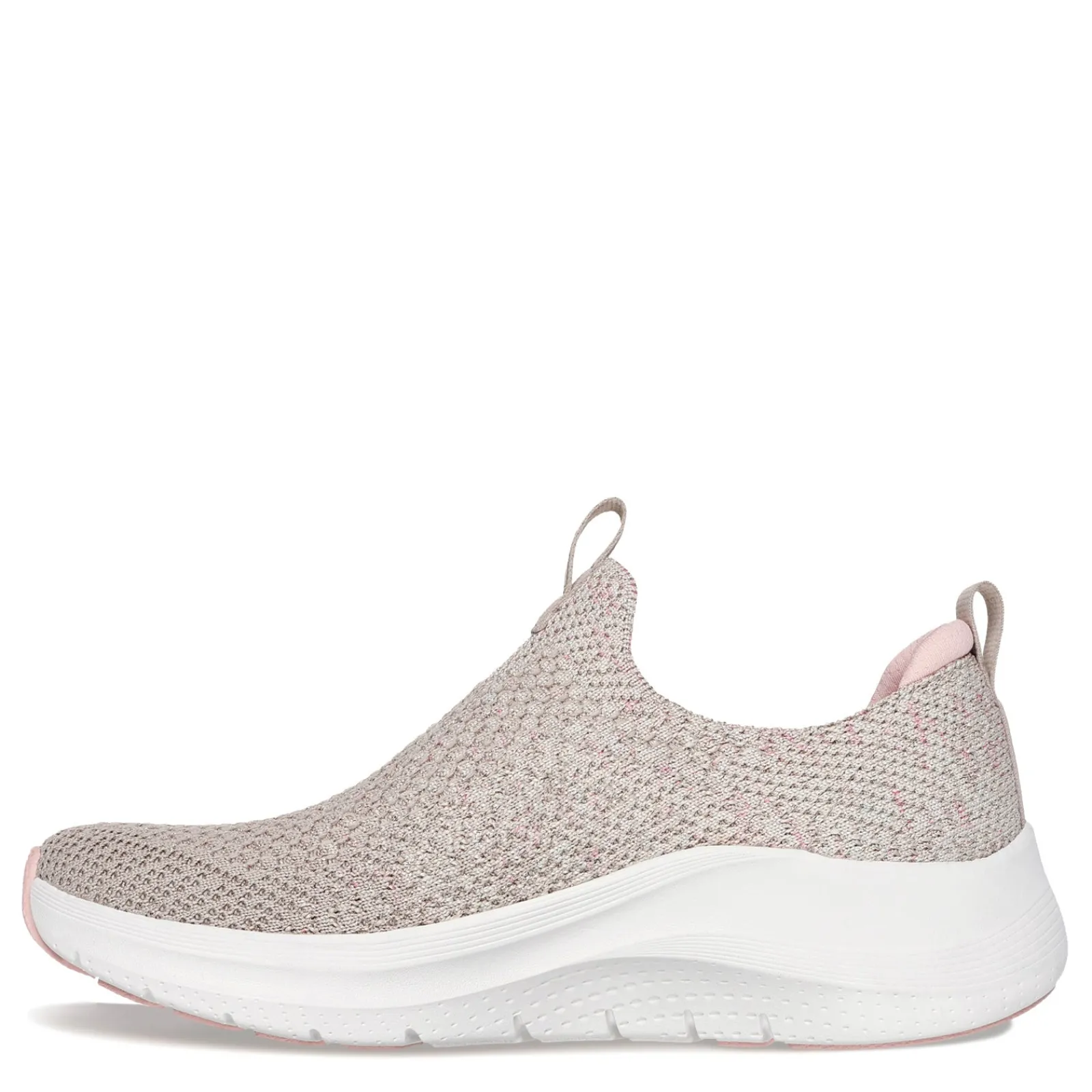 Sale Skechers Women's , Arch Fit 2.0 - Sheer Shimmer Sneaker Taupe